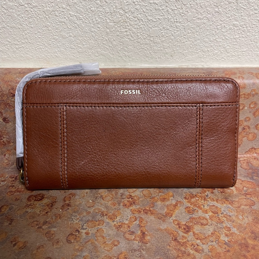 Fossil Brown Leather Wallet